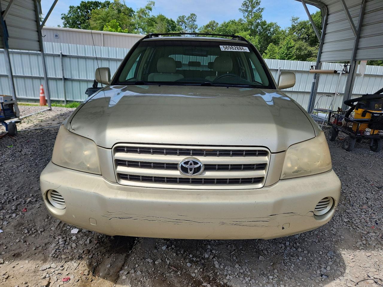 2003 Toyota Highlander Limited Gold vin: JTEGF21A730088965