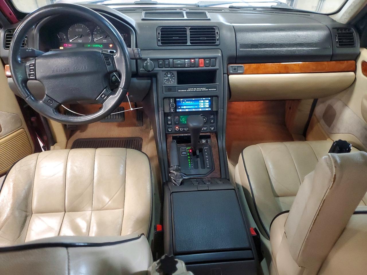 1997 Land Rover Range Rover 4.6 Hse Long Wheelbase Red vin: SALPV1442VA361694