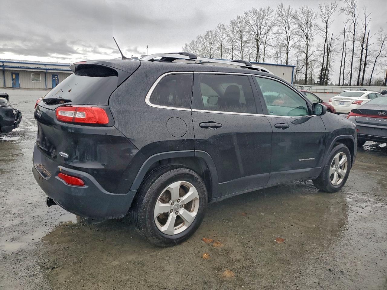 2014 Jeep Cherokee Latitude Black vin: 1C4PJMCB5EW208329