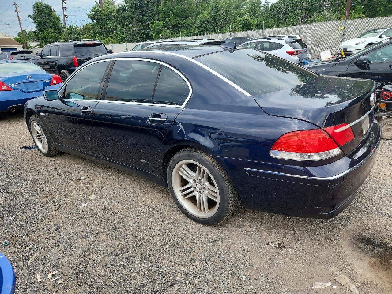 2006 Bmw 760 Li Blue vin: WBAHN03526DD98258