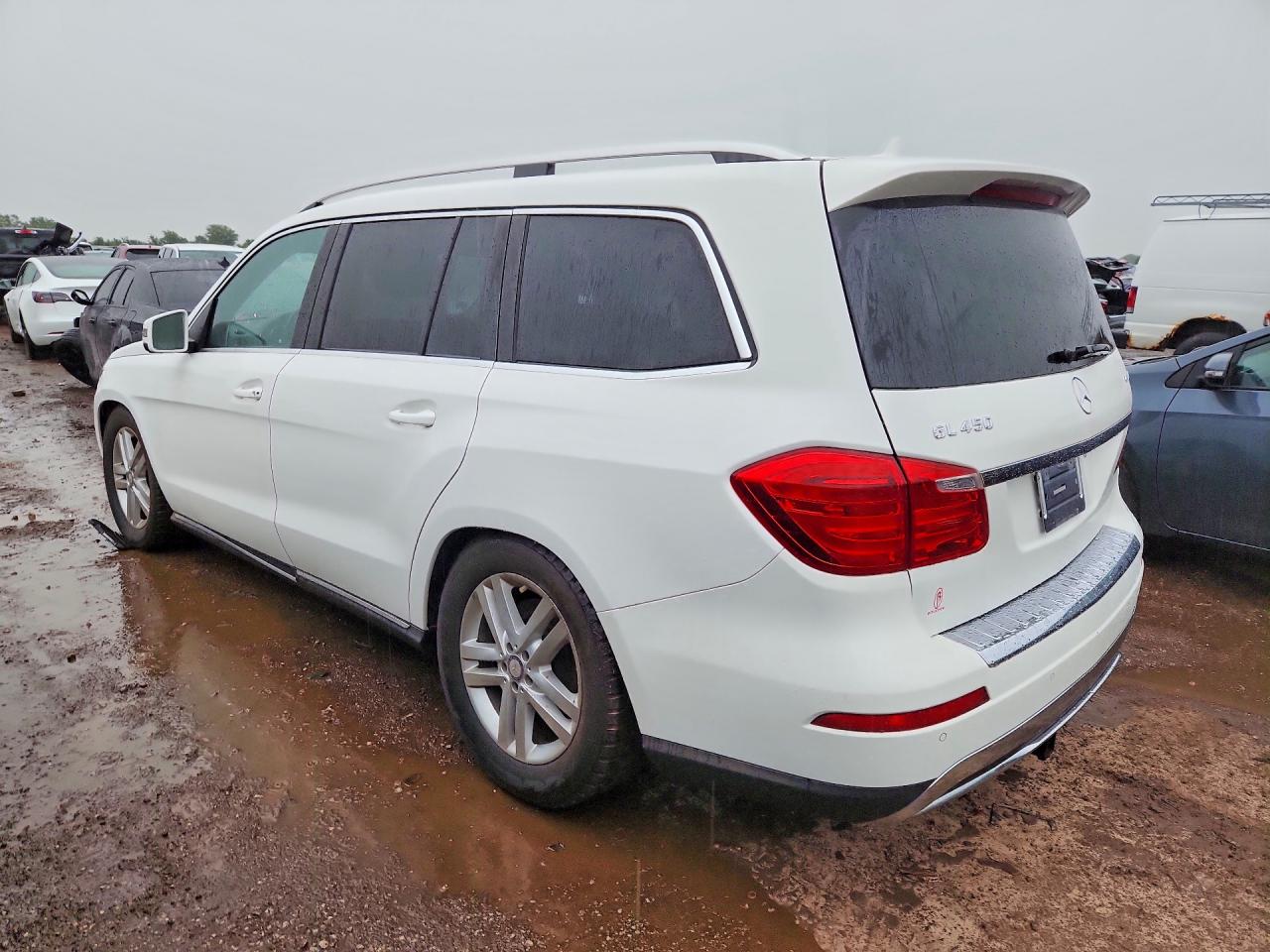 2014 Mercedes-benz Gl 450 4matic White vin: 4JGDF7CE7EA340288