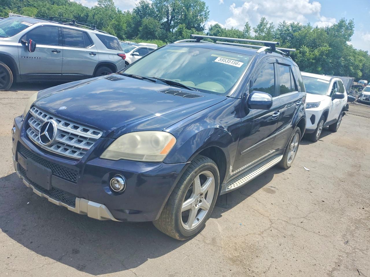 2009 Mercedes-benz Ml 550 Blue vin: 4JGBB72EX9A463979