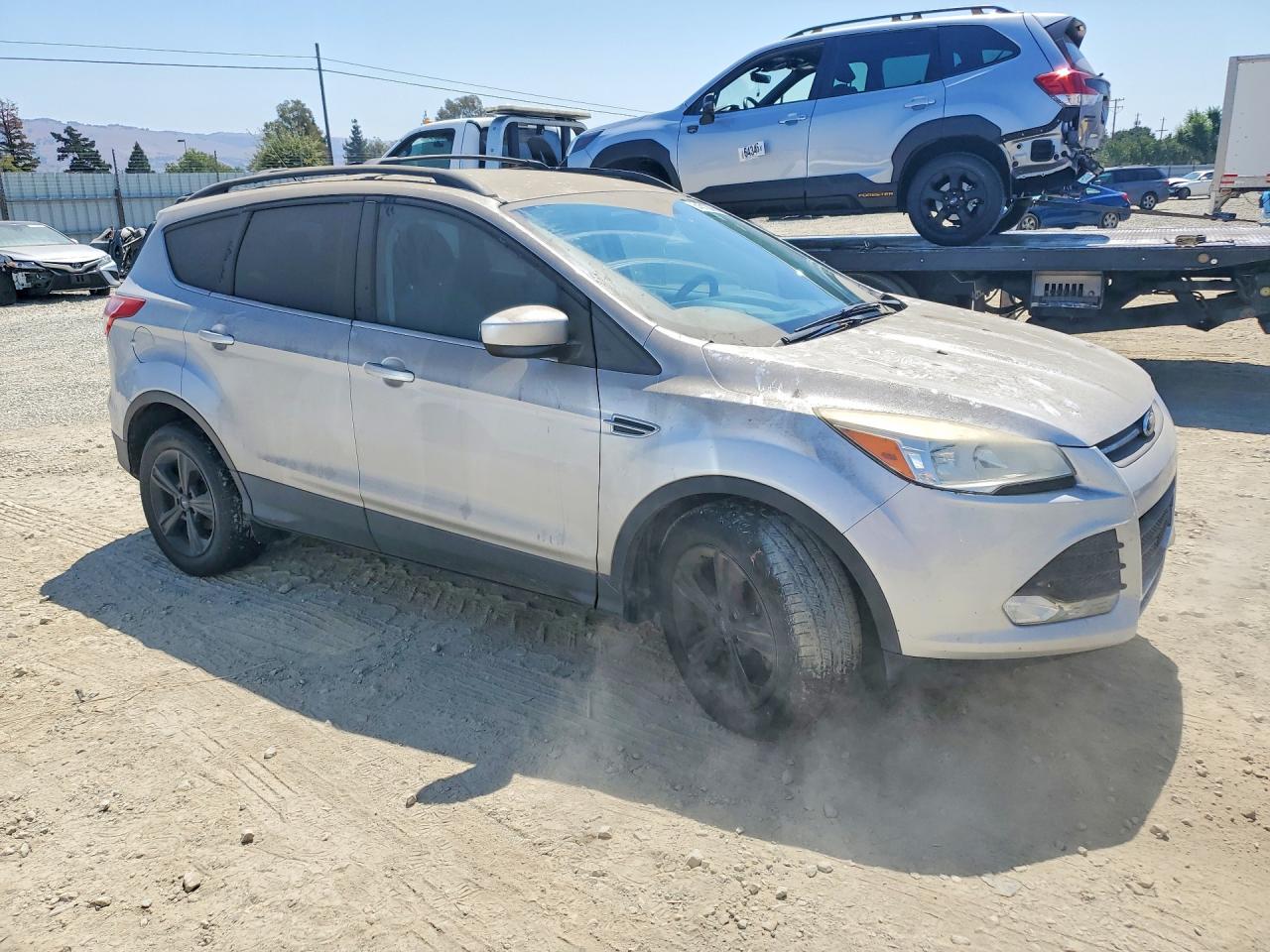 2014 Ford Escape Se Silver vin: 1FMCU0GX3EUA85044