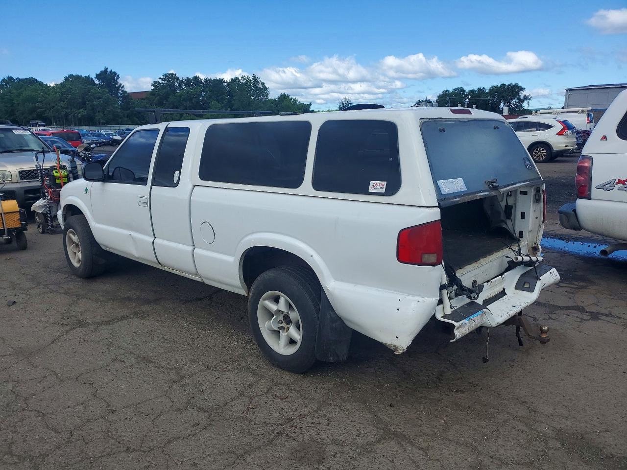 1997 Gmc Sonoma White vin: 1GTDT19W1V8525969