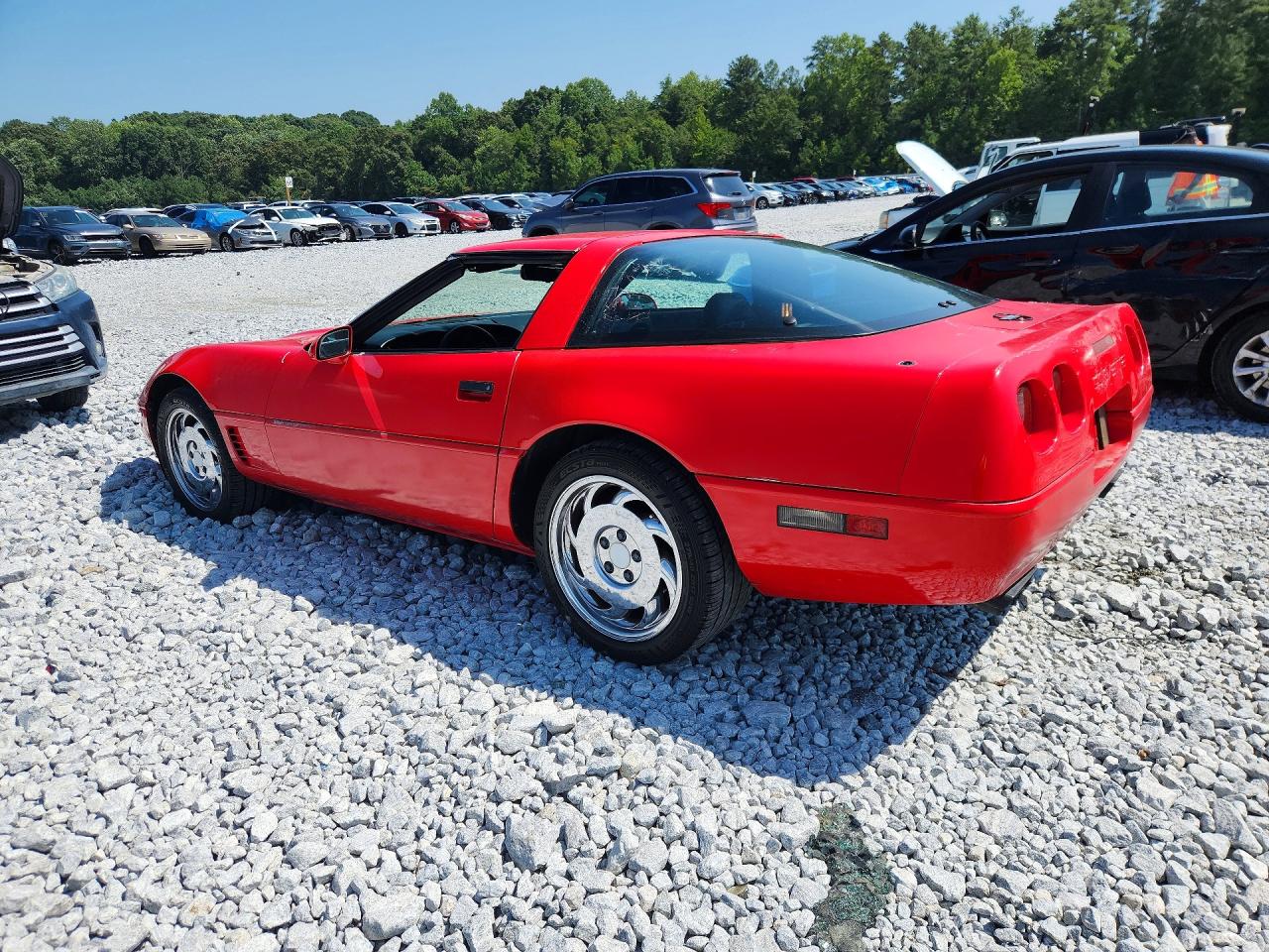 1996 Chevrolet Corvette Red vin: 1G1YY22P7T5100193