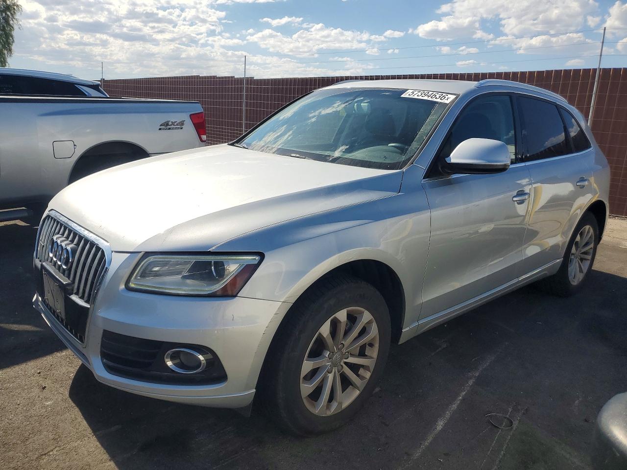 2013 Audi Q5 Premium Silver vin: WA1CFAFPXDA006257