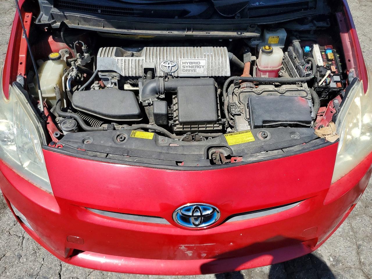 2010 Toyota Prius Iii Red vin: JTDKN3DU2A0170080