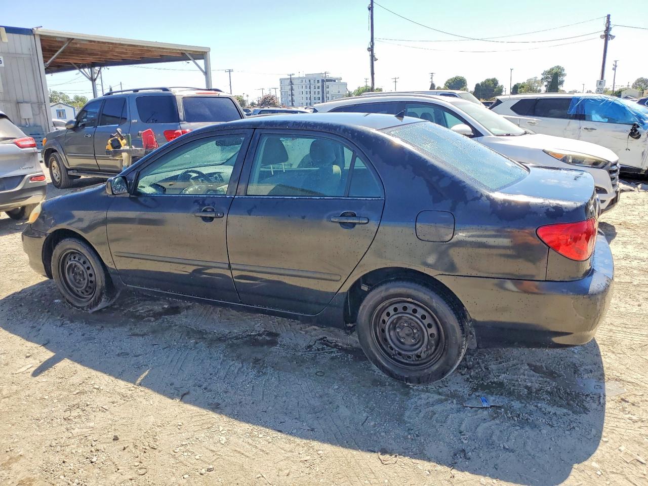 2006 Toyota Corolla Ce Black vin: JTDBR32E860065597