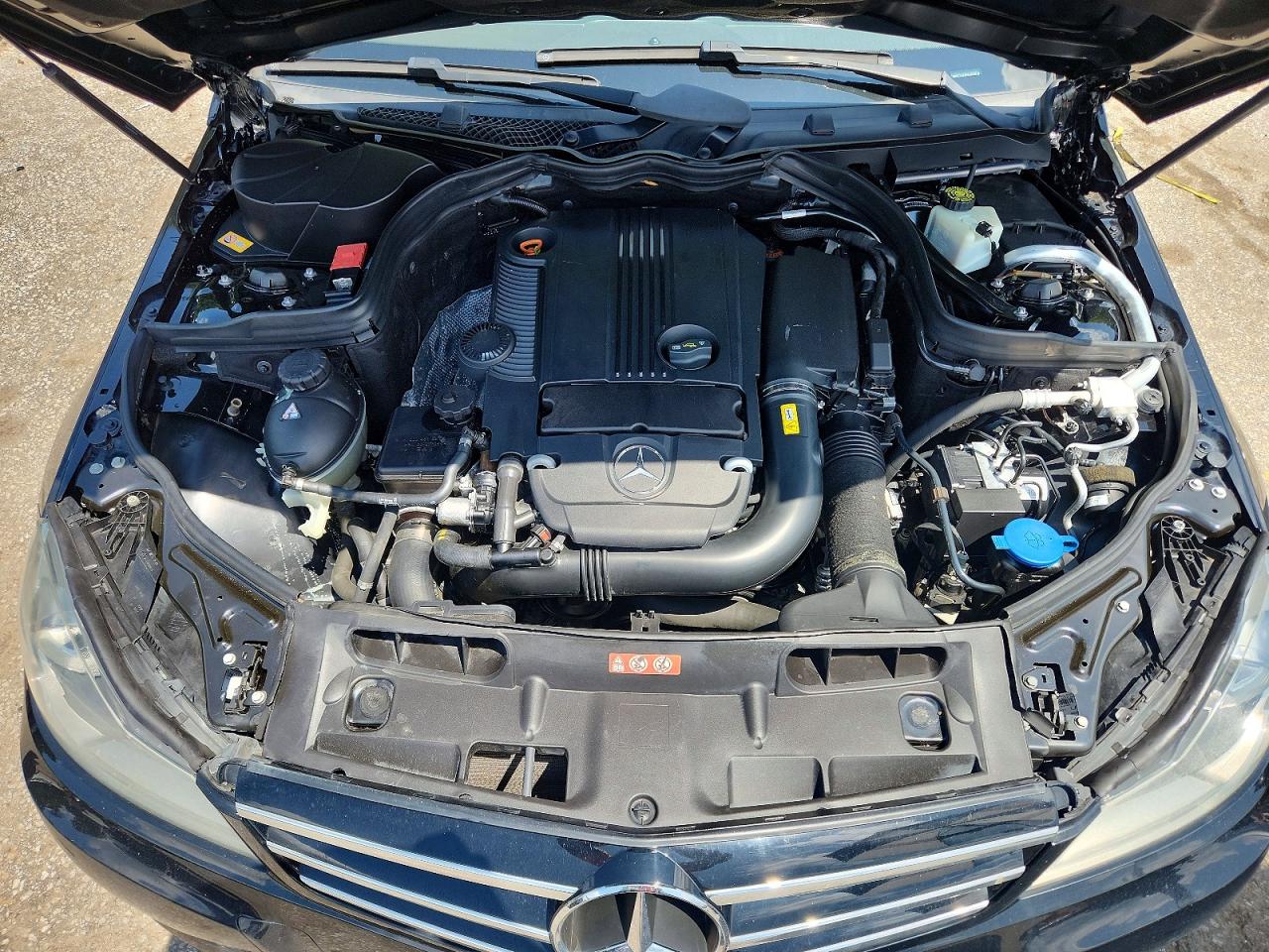 2014 Mercedes-benz C 250 Black vin: WDDGF4HB5EA953918