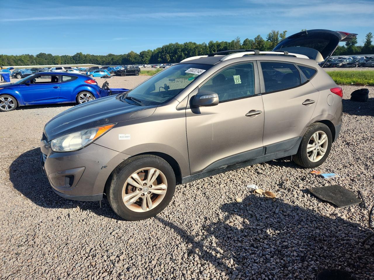 2012 Hyundai Tucson Gls Серебряный vin: KM8JU3AC2CU375853