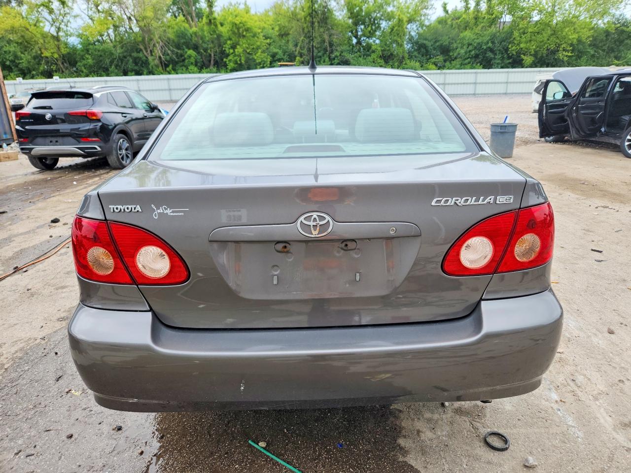2006 Toyota Corolla Ce Gray vin: 1NXBR32E66Z624164