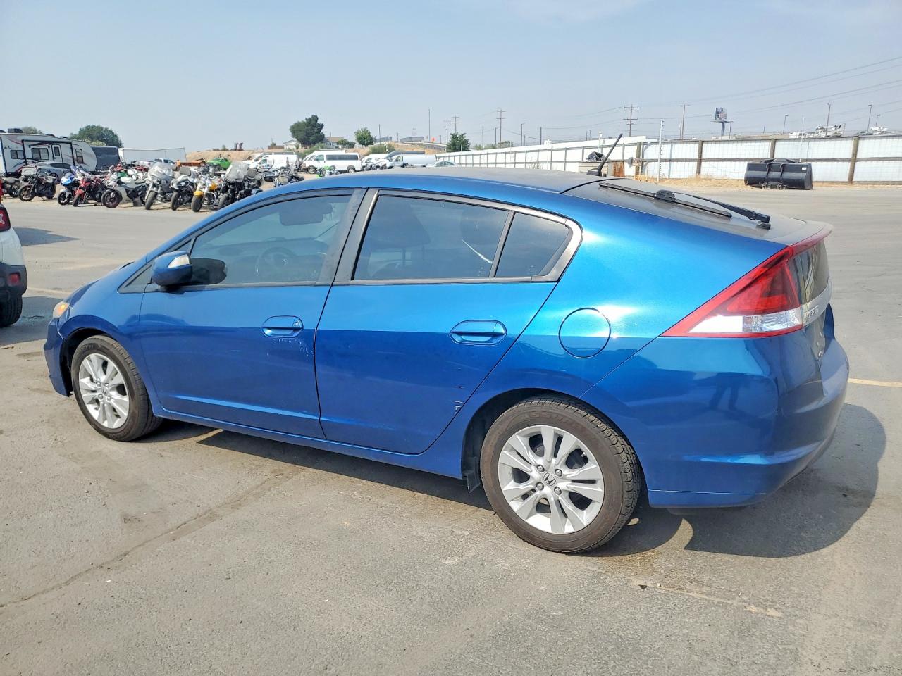 2012 Honda Insight Ex Blue vin: JHMZE2H79CS003752