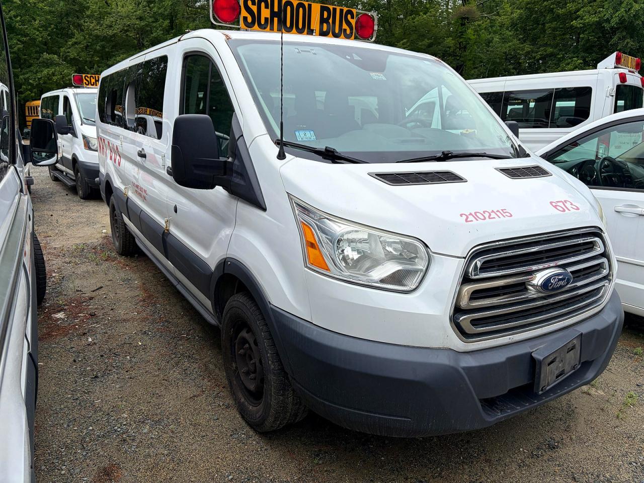 2015 Ford Transit T-350 White vin: 1FBZX2ZMOFKA38754