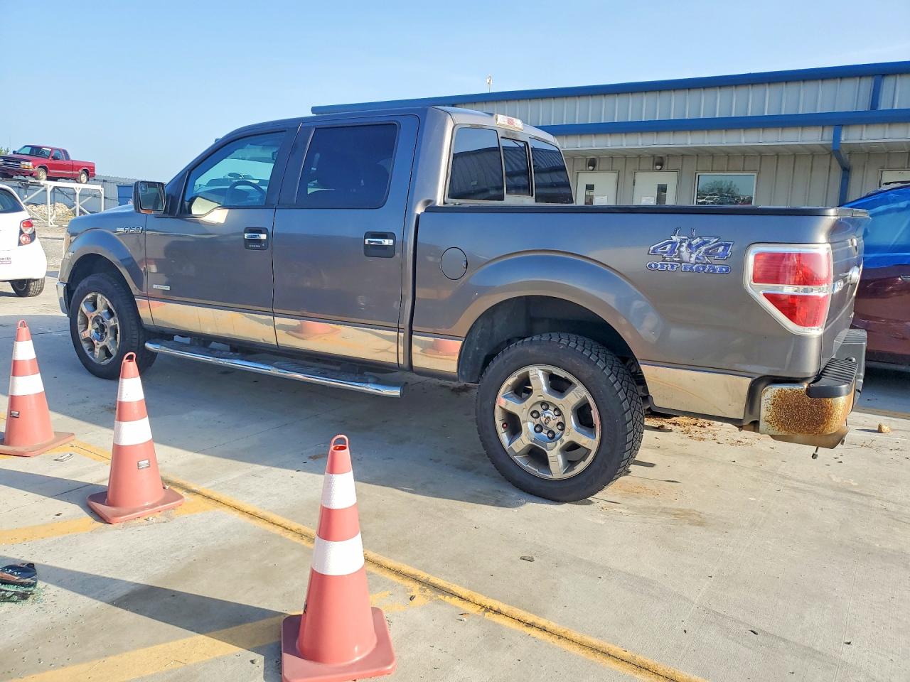 2014 Ford F150 Supercrew Gray vin: 1FTFW1ET5EFC41803