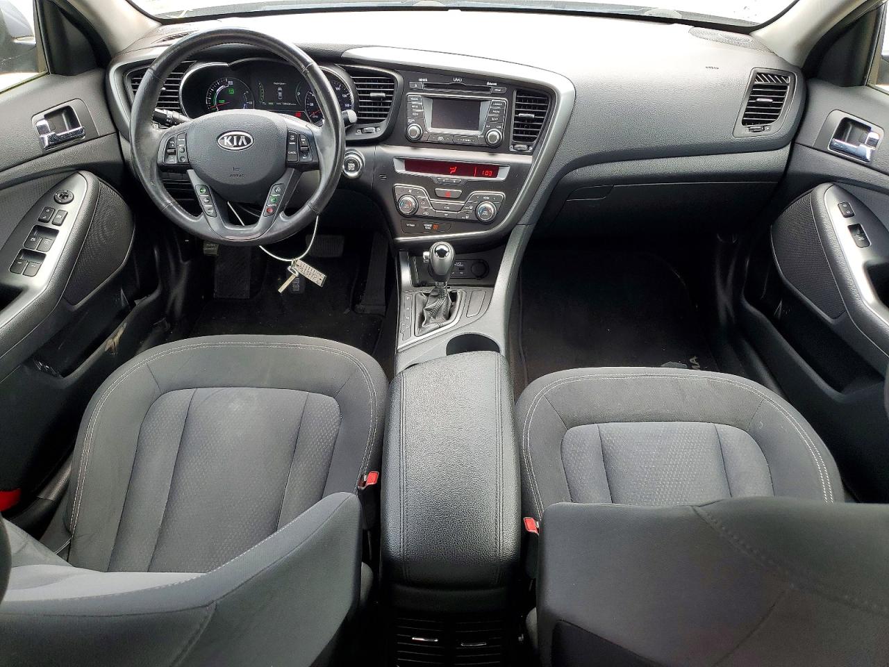 2012 Kia Optima Hybrid Синий vin: KNAGM4ADXC5011507