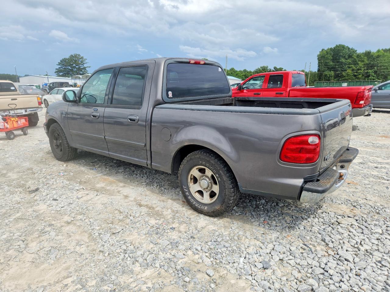 2002 Ford F150 Supercrew Серый vin: 1FTRW07652KC90002