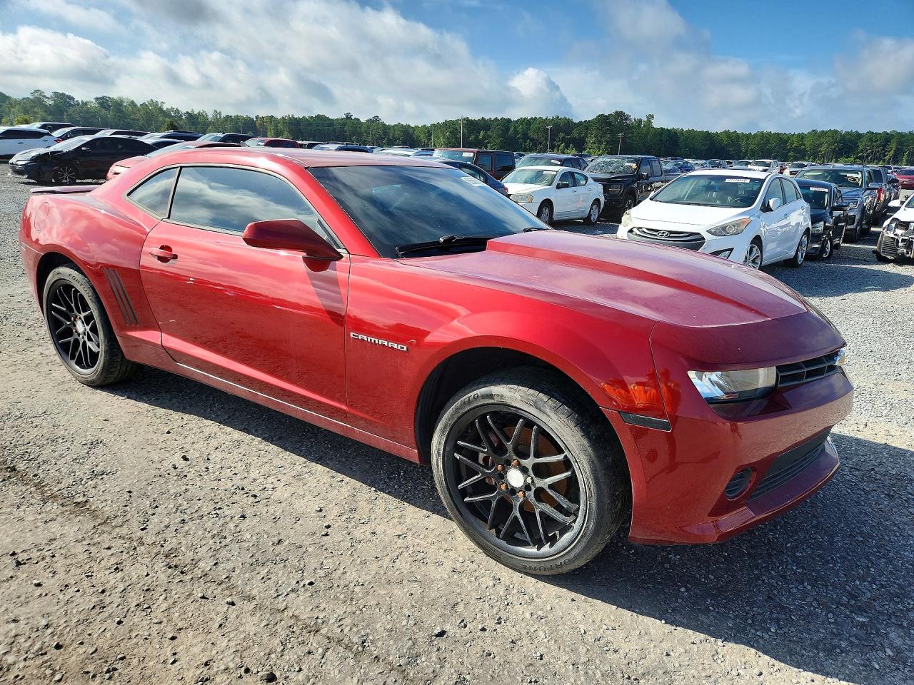 2014 Chevrolet Camaro Ls Red vin: 2G1FE1E32E9207063