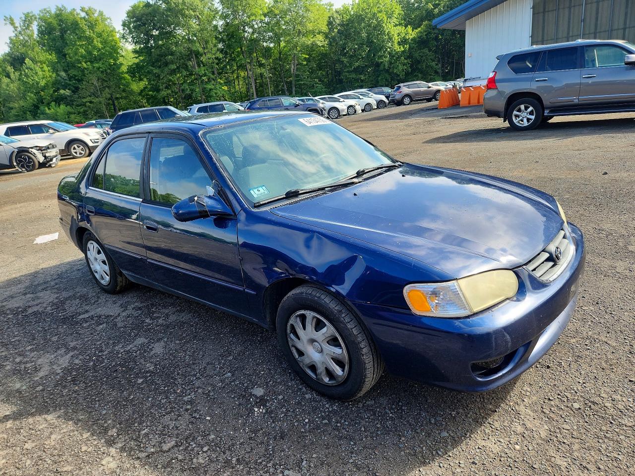 2002 Toyota Corolla Le Blue vin: 2T1BR12E72C579025