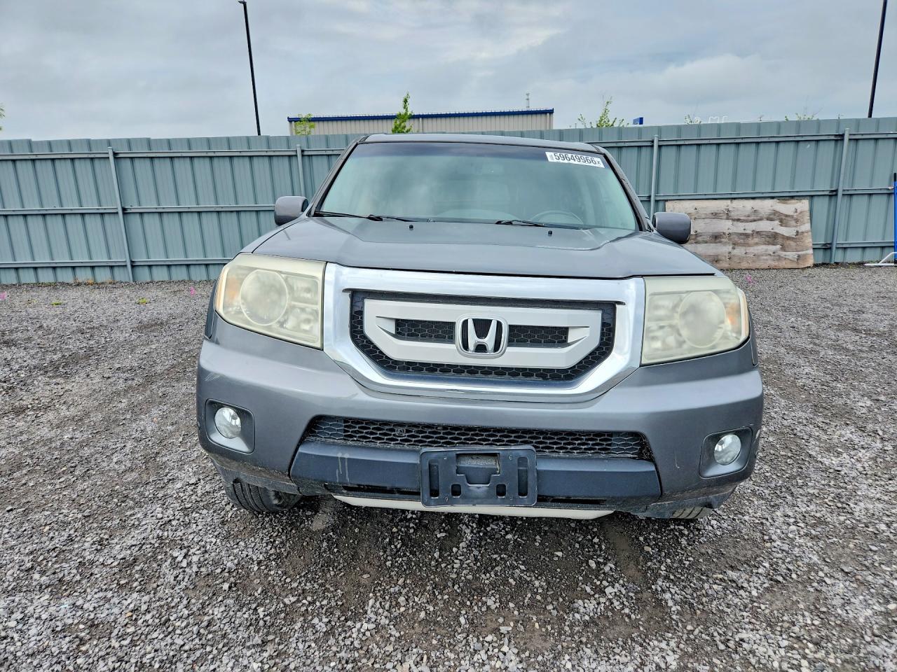 2010 Honda Pilot Touring Gray vin: 5FNYF4H94AB503805
