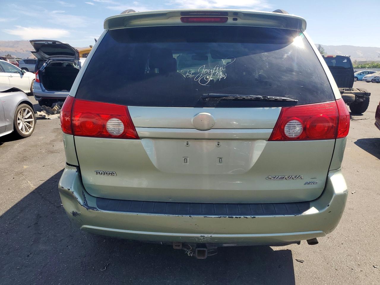 2006 Toyota Sienna Xle 7 Passenger Green vin: 5TDBA22C86S075799