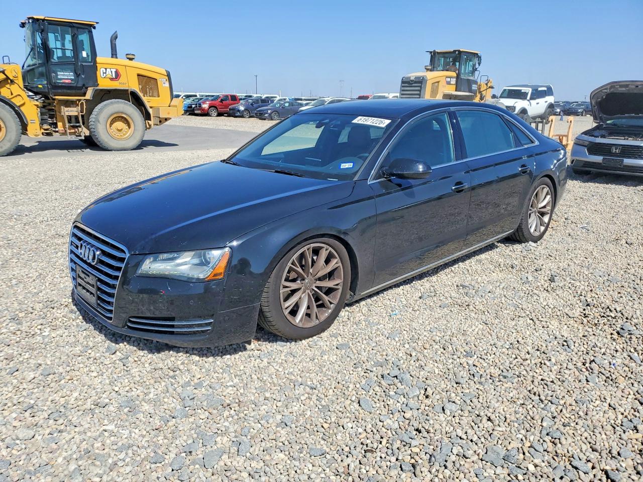 2013 Audi A8 L Quattro Black vin: WAURGAFDXDN008261