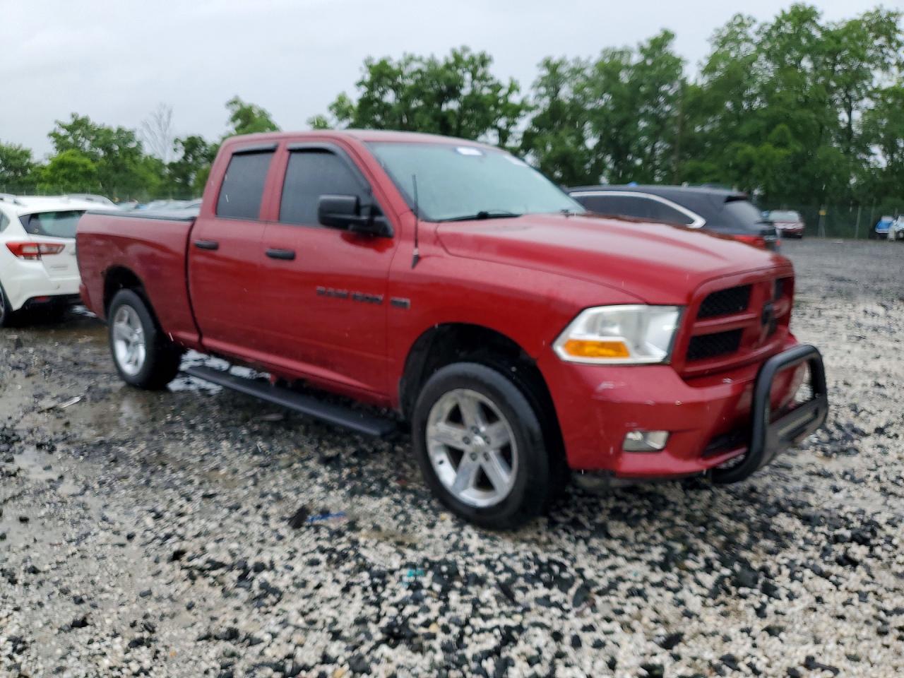 2012 Dodge 150 Ram Red vin: 1C6RD7FT5CS189685