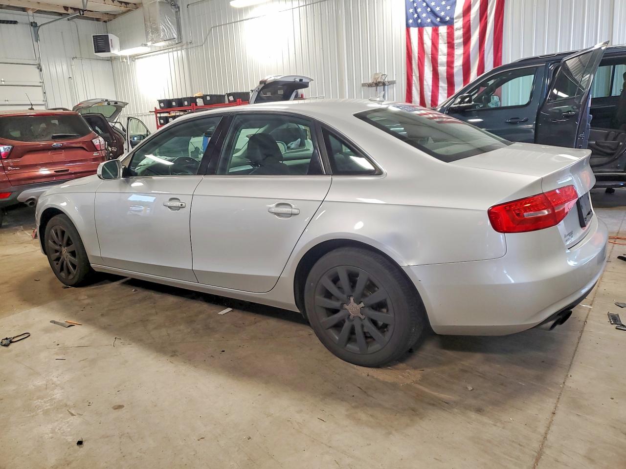 2013 Audi A4 Premium Silver vin: WAUBFAFLXDN011768