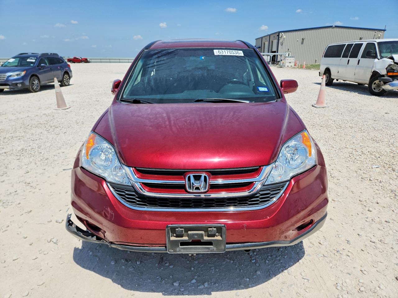 2011 Honda Cr-v Exl Red vin: 5J6RE4H7XBL035268