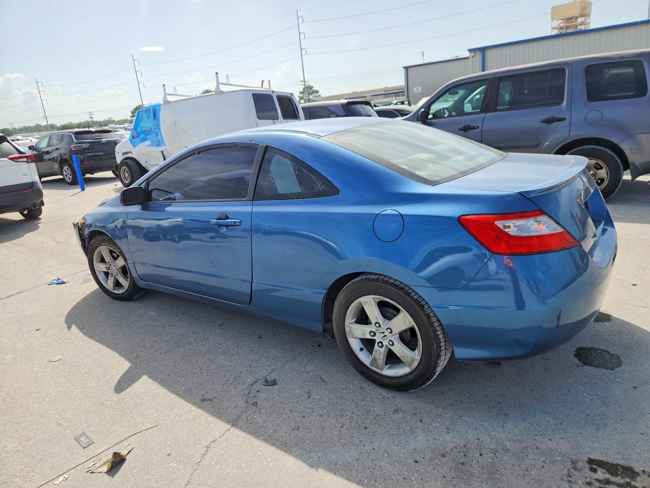 2010 Honda Civic Lx Blue vin: 2HGFG1B69AH510102