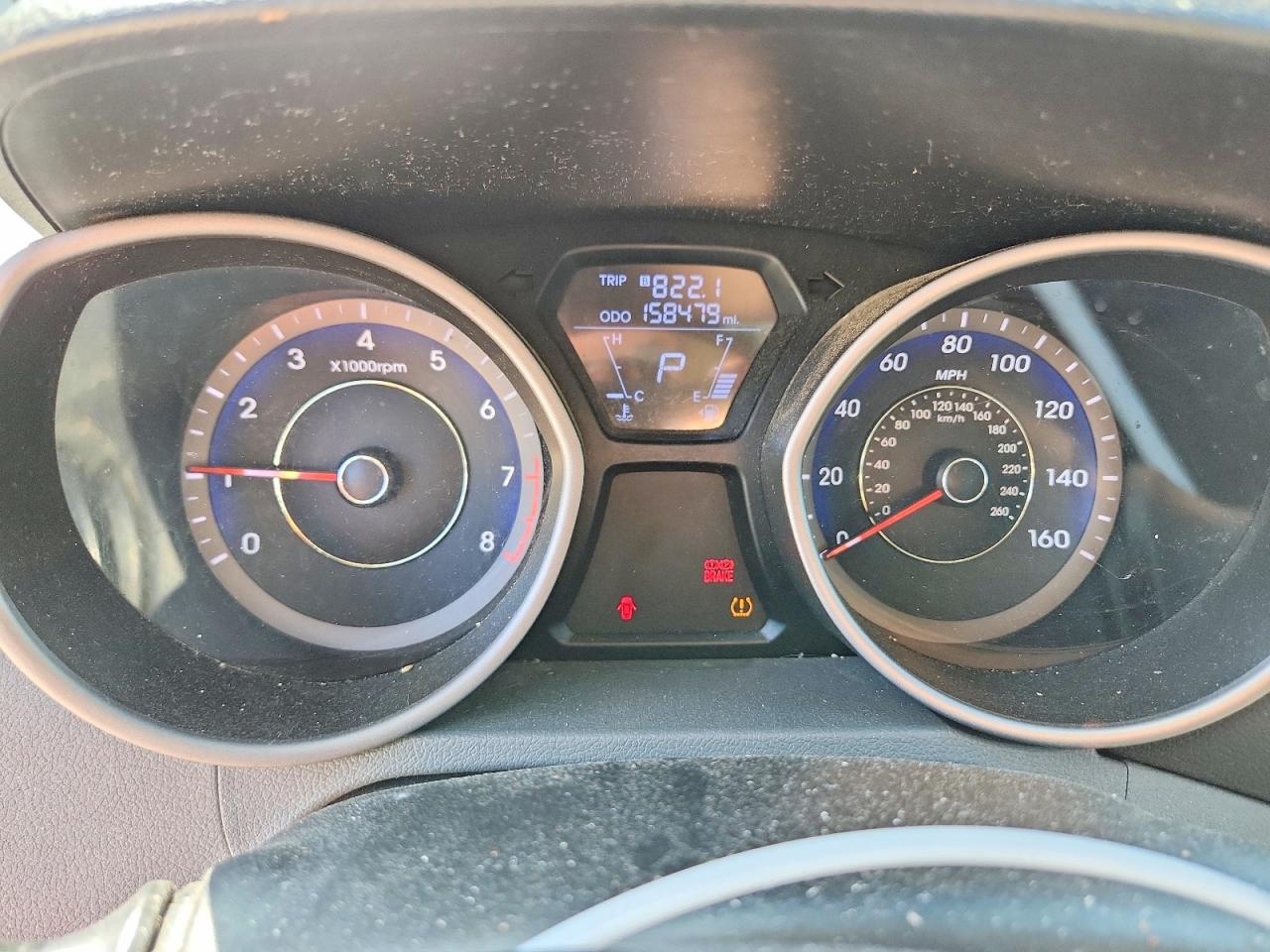 2012 Hyundai Elantra Gls Gray vin: KMHDH4AE0CU256790