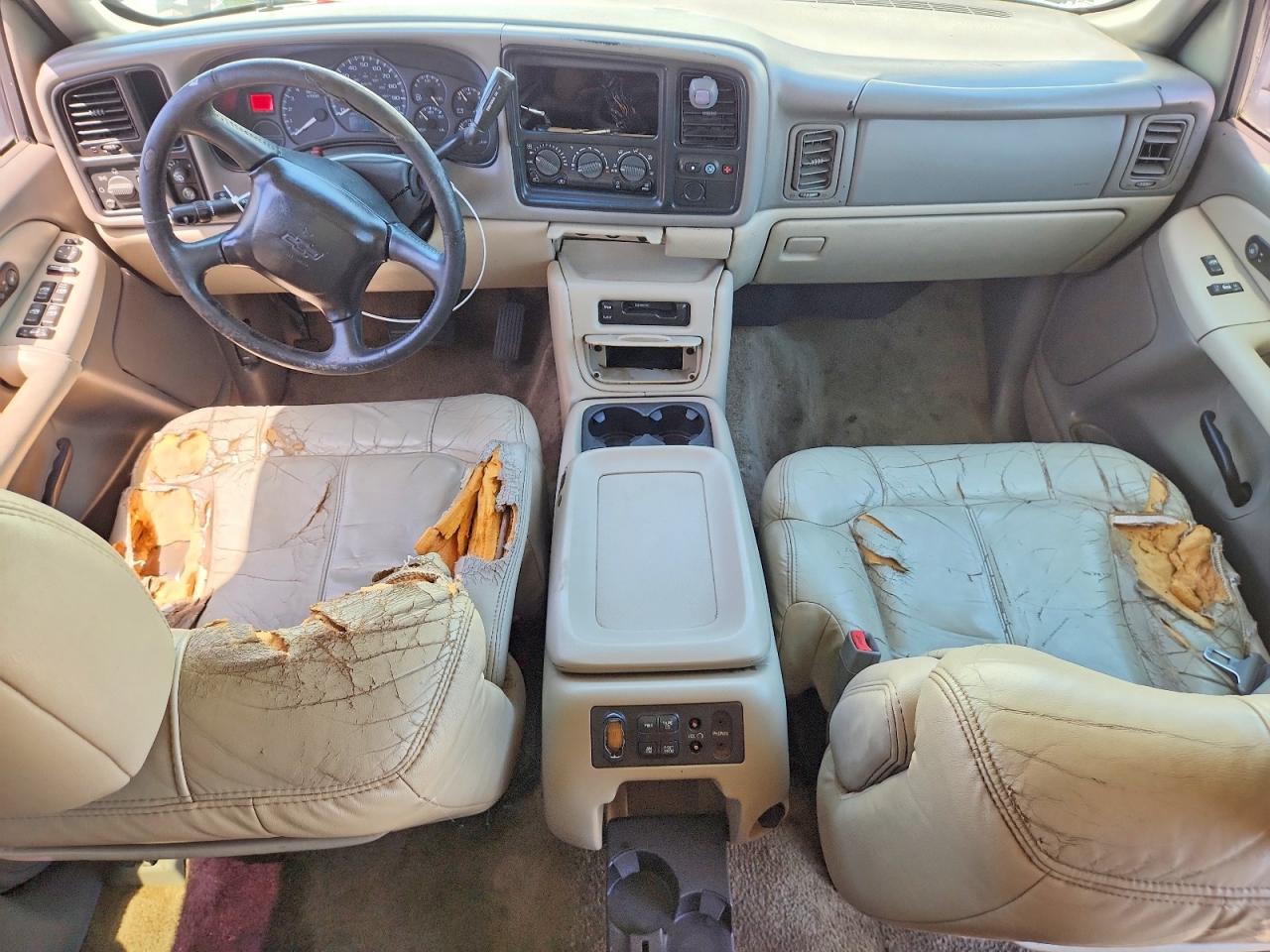 2002 Chevrolet Tahoe C1500 White vin: 1GNEC13TX2R131290