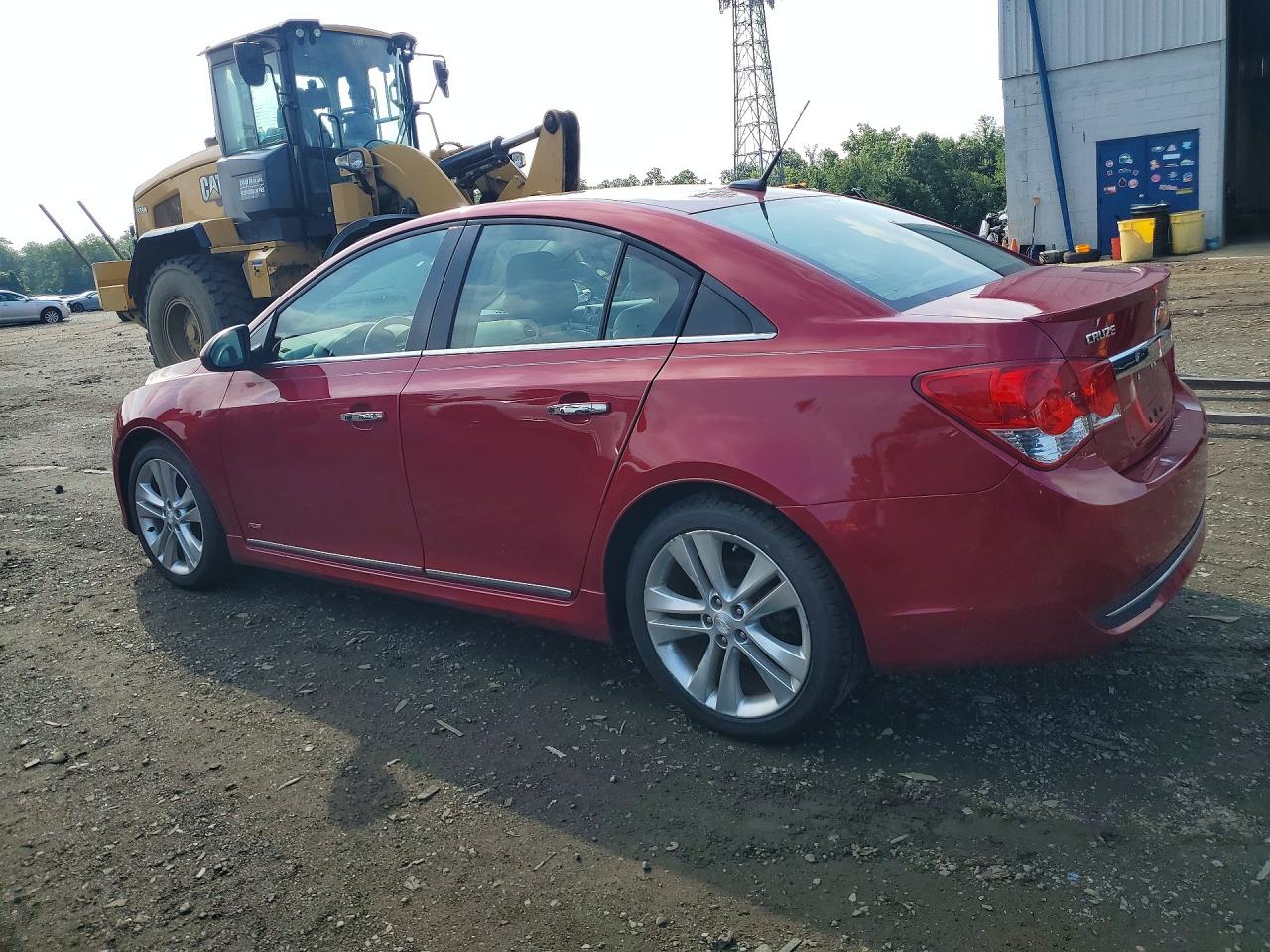 2013 Chevrolet Cruze Ltz Red vin: 1G1PG5SB0D7265836