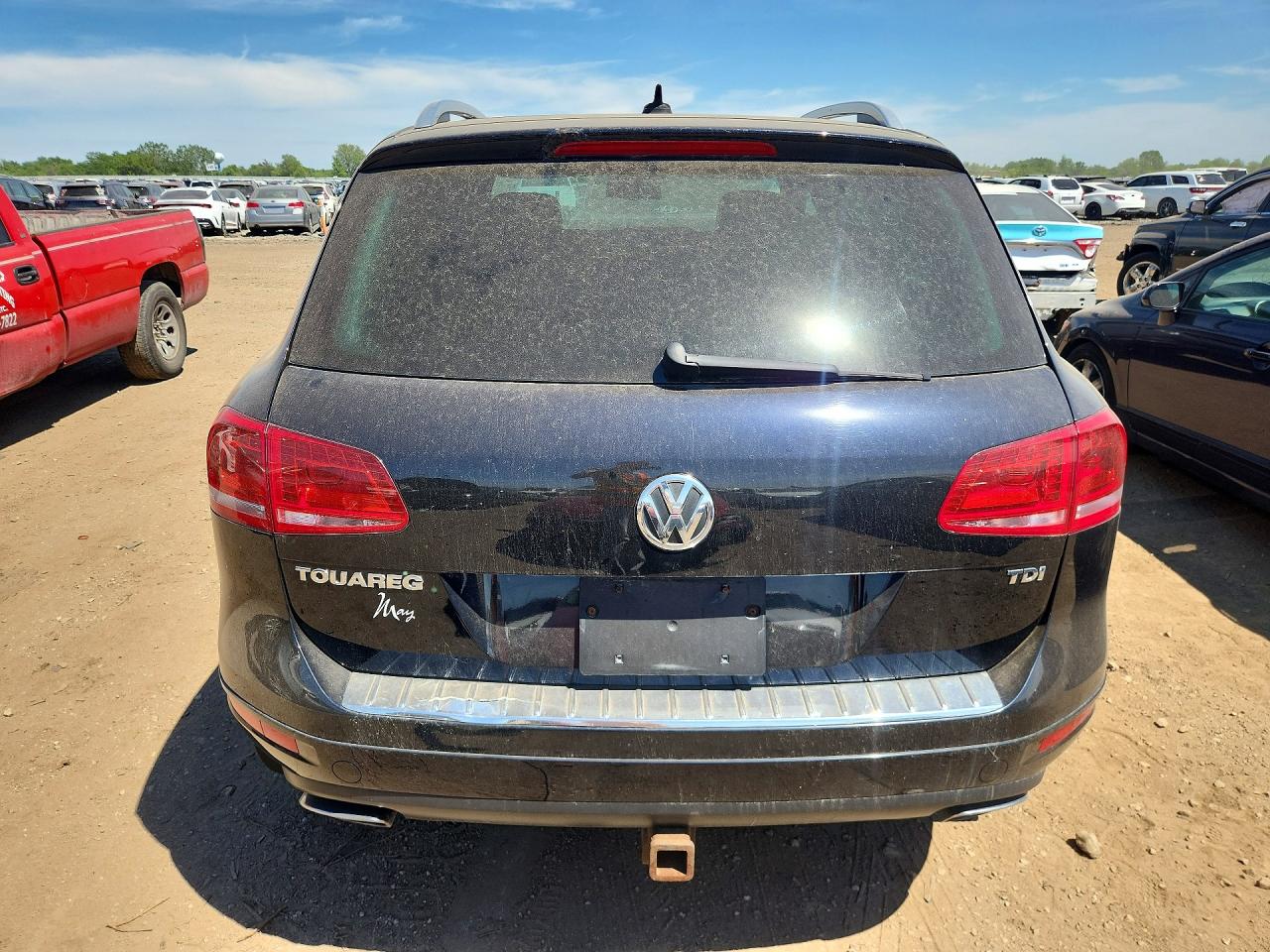 2014 Volkswagen Touareg V6 Tdi Синий vin: WVGEP9BP4ED011787