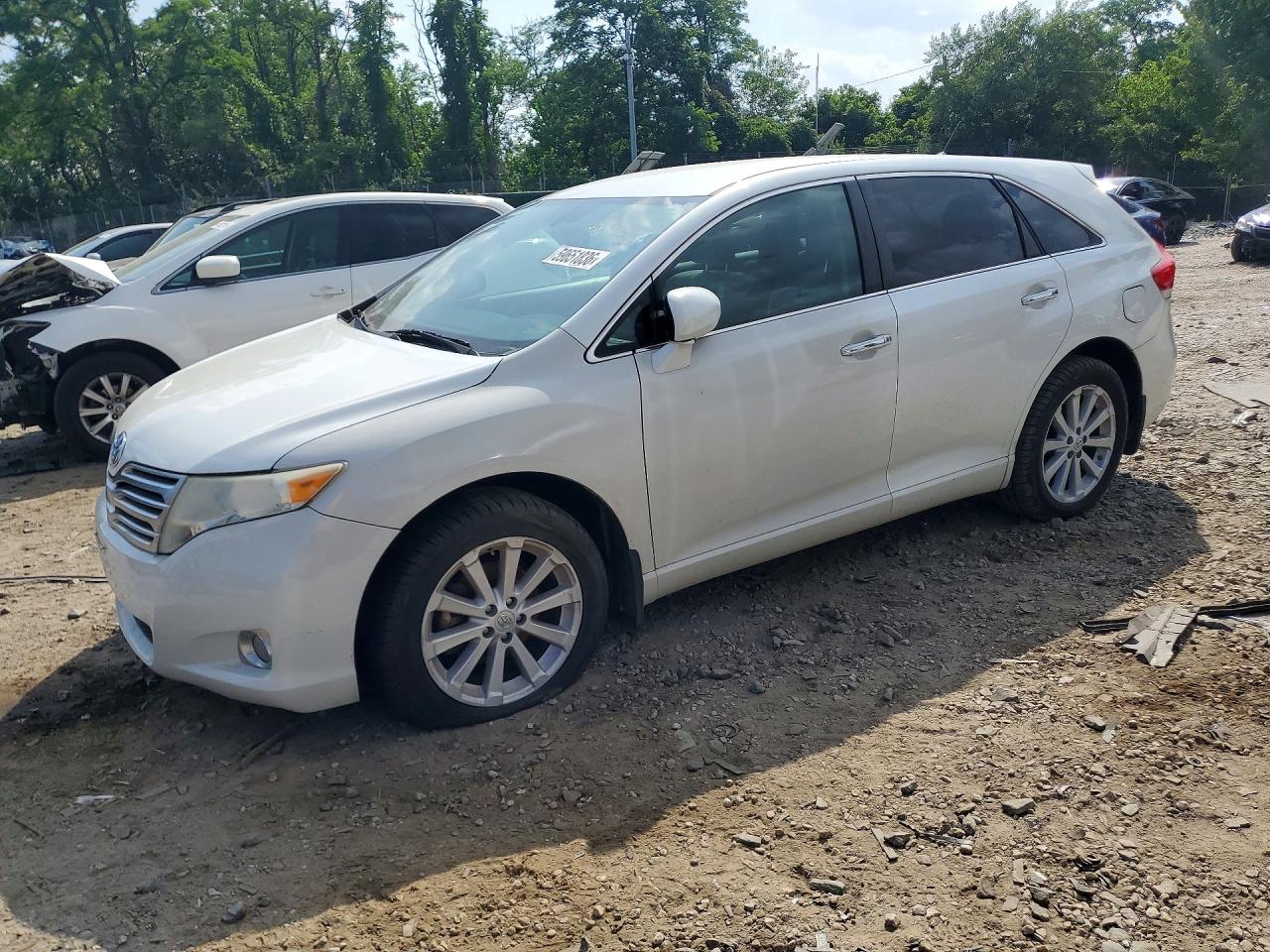 2012 Toyota Venza Xle White vin: 4T3BA3BB0CU031819