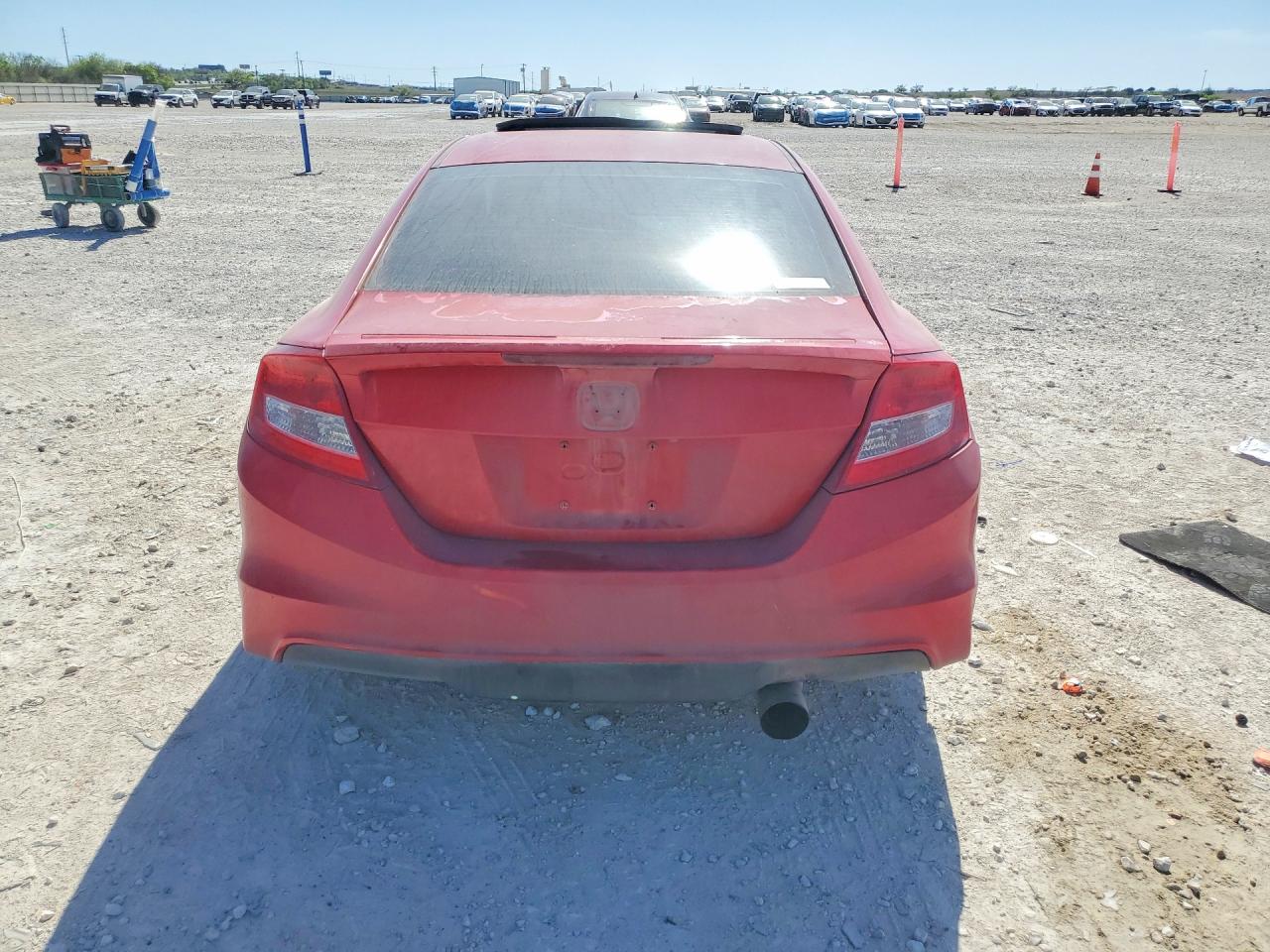 2013 Honda Civic Si Red vin: 2HGFG4A50DH701101