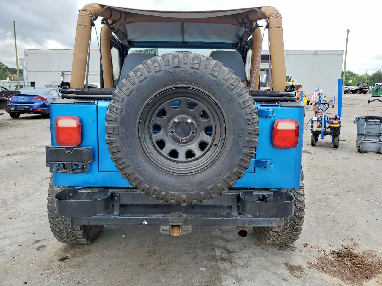 1994 Jeep Wrangler / Yj Sahara Blue vin: 1J4FY49S2RP421926