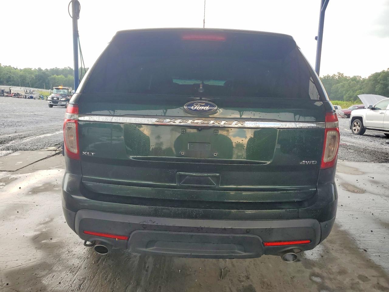 2013 Ford Explorer Xlt Green vin: 1FM5K8D83DGB96149