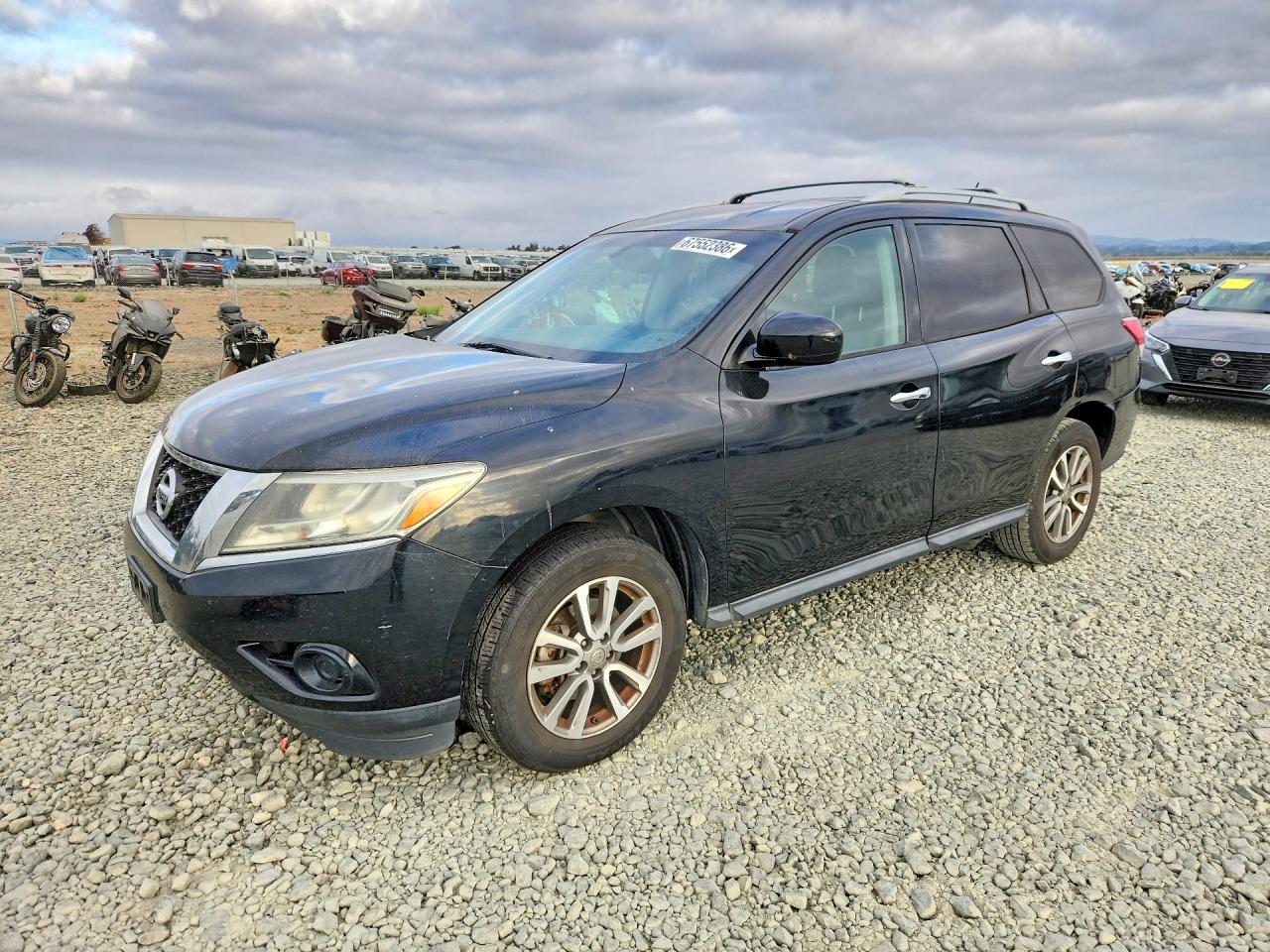 2013 Nissan Pathfinder S Черный vin: 5N1AR2MN3DC626699