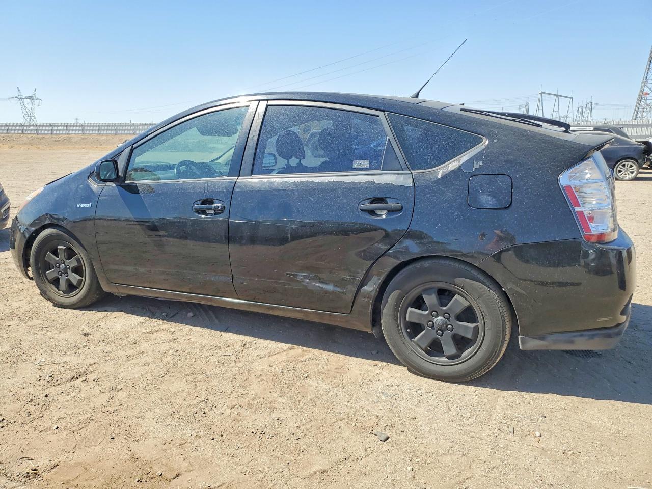2008 Toyota Prius Base Black vin: JTDKB20U183329107