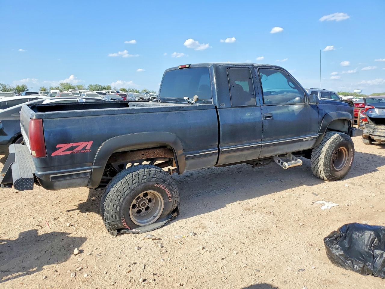 1995 Chevrolet Gmt-400 K1500 Black vin: 2GCEK19K5S1239951