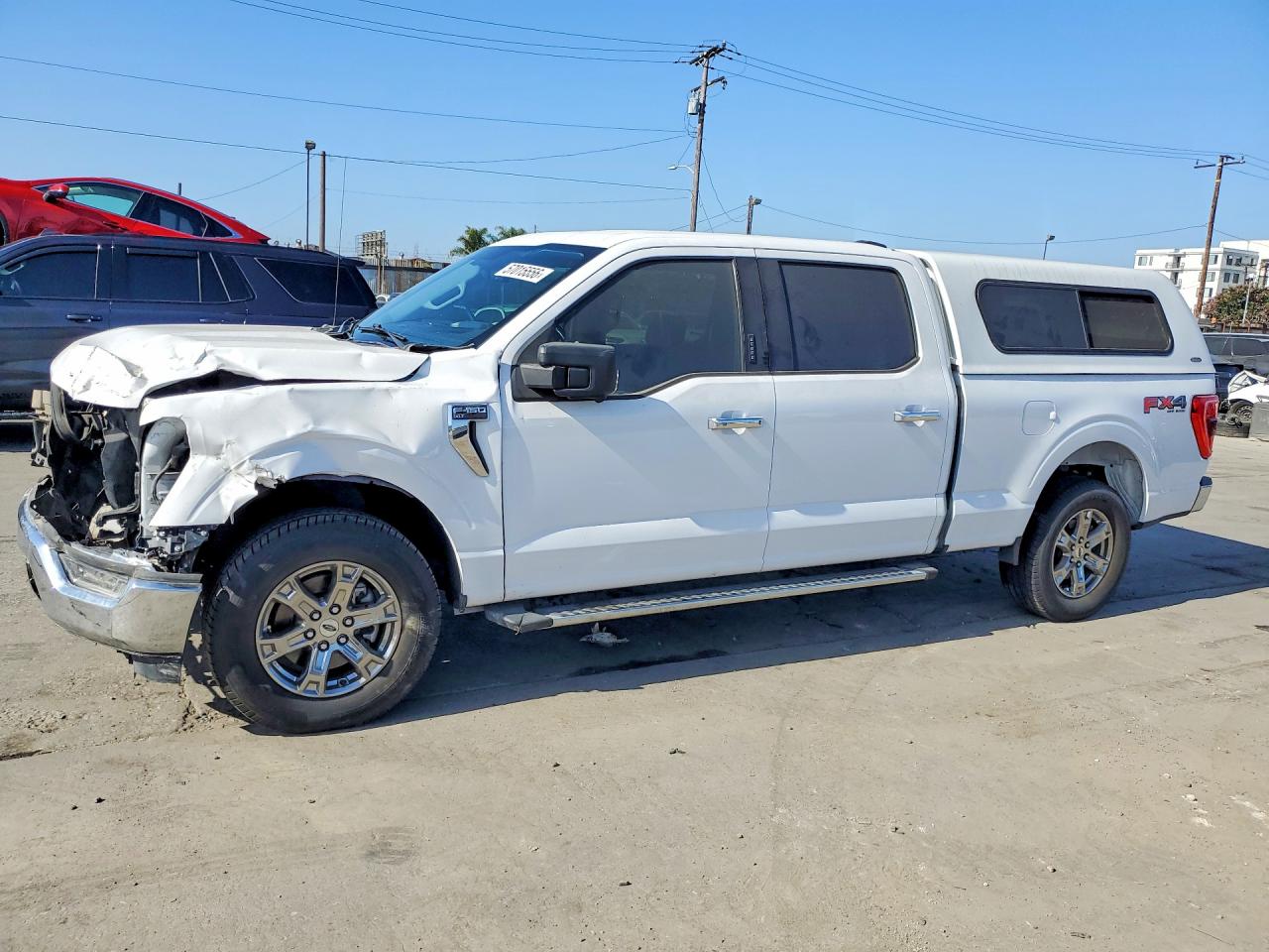 2021 Ford F150 Supercrew White vin: 1FTFW1E80MKD33676