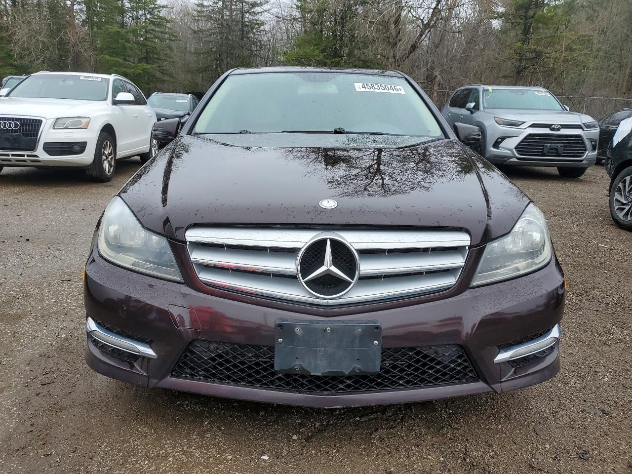 2012 Mercedes-benz C 250 4matic Brown vin: WDDGF8FB7CF913706