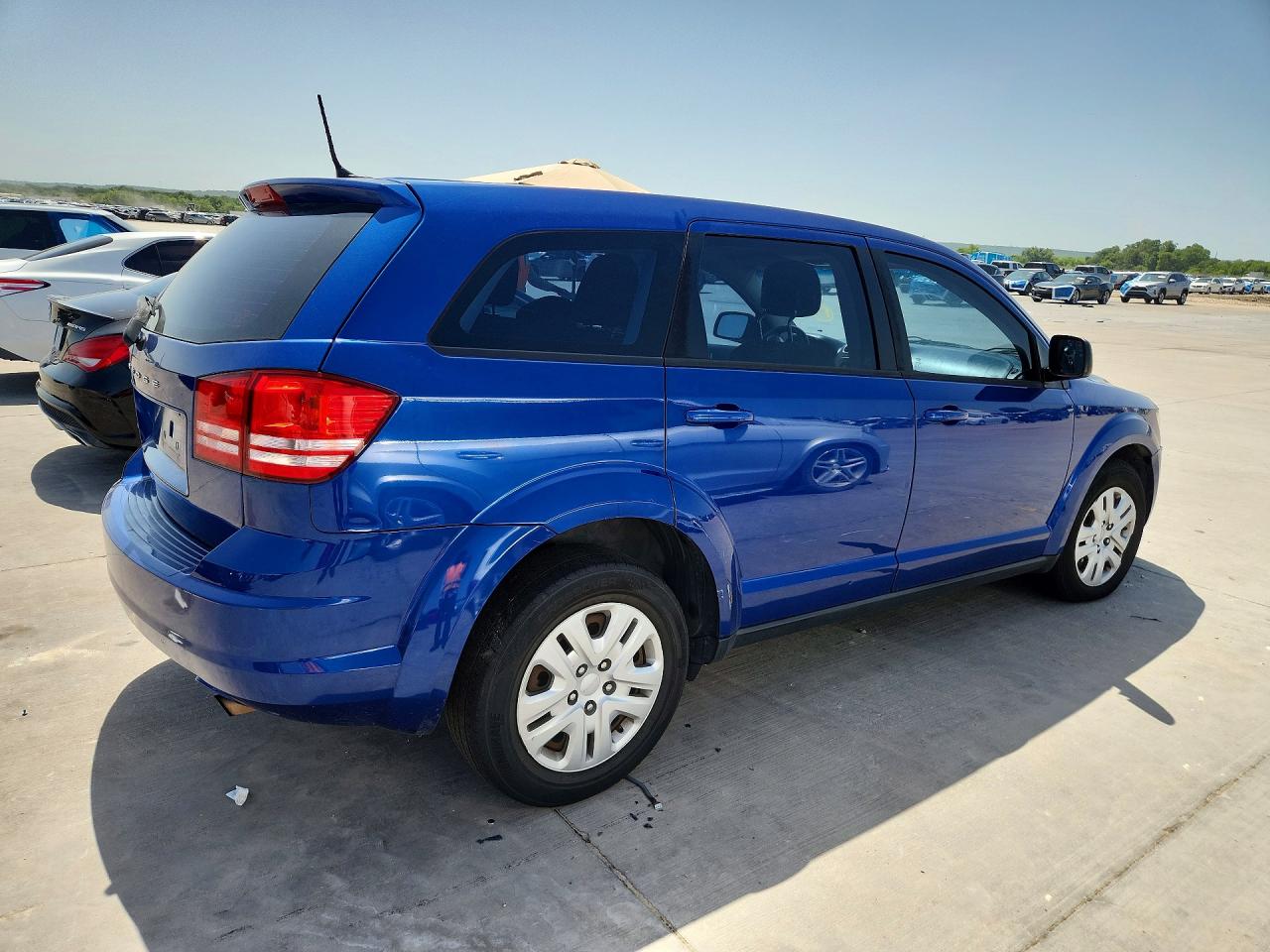2015 Dodge Journey Blue vin: 3C4PDCAB2FT715376
