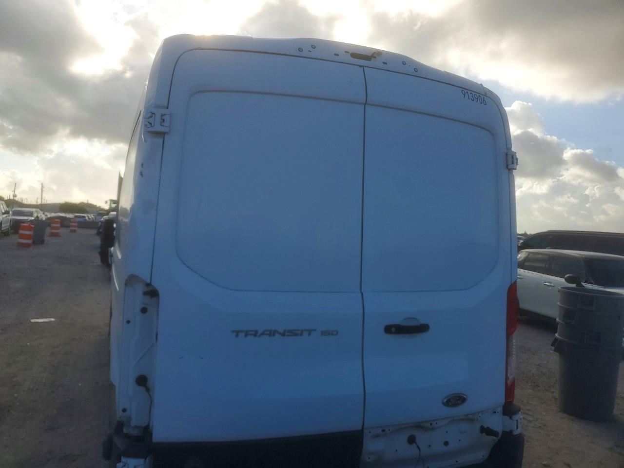 2019 Ford Transit T-150 White vin: 1FTYE2CM7KKB36342