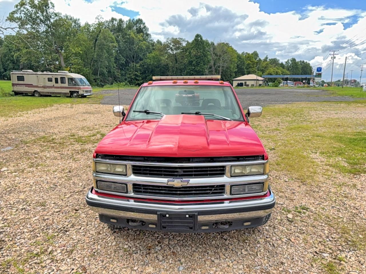 1994 Chevrolet Gmt-400 C3500 Red vin: 1GBJC34NXRE254354