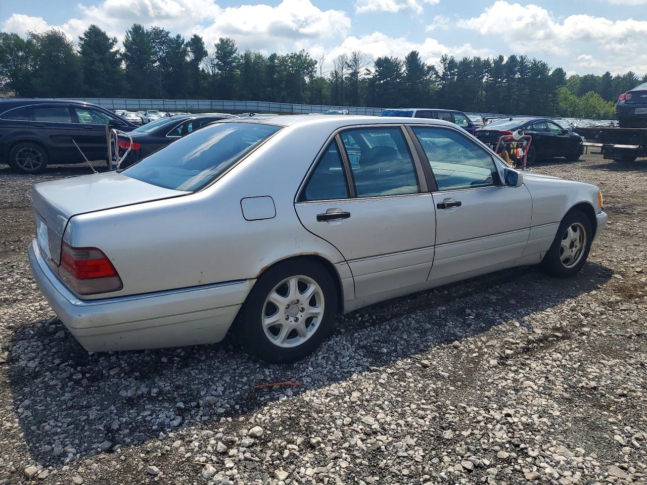 1999 Mercedes-benz S 320w Silver vin: WDBGA32GXXA413537