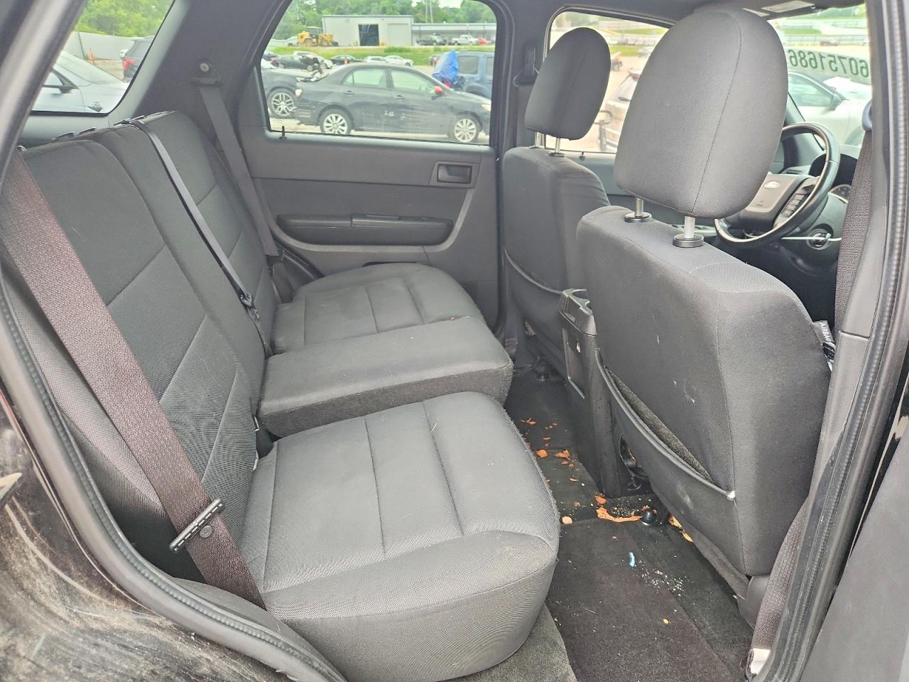 2012 Ford Escape Xlt Black vin: 1FMCU9DG5CKC55454