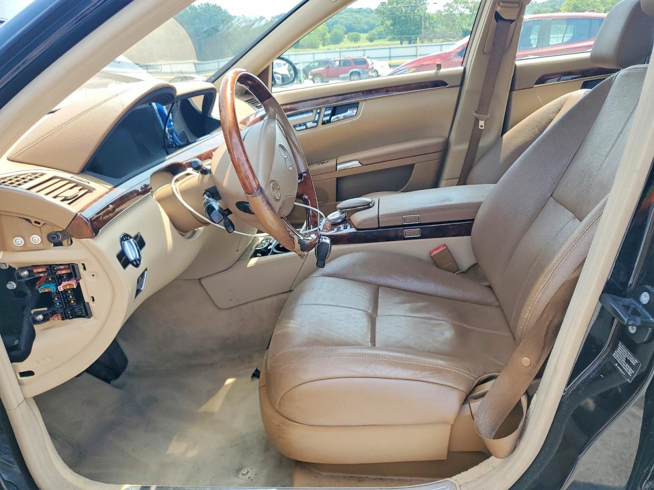 2008 Mercedes-benz S 550 Black vin: WDDNG71X38A211274
