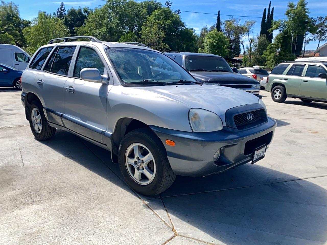 2001 Hyundai Santa Fe Gl Silver vin: KM8SC83D01U126863