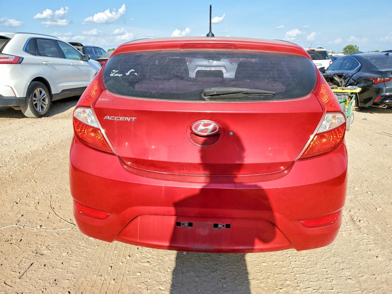 2015 Hyundai Accent Gs Red vin: KMHCT5AEXFU213661